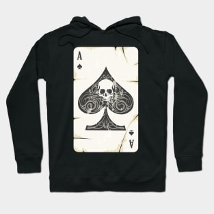 Ace of Spades with skull Hoodie